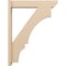 Ekena Millwork 5 1/2-in W x 26-in D x 34-in H Balboa Slat Rough Cedar Woodgrain TimberThane Outlooker, Primed Tan OUTUR055X26X34BOA24RCPR - alternate 2